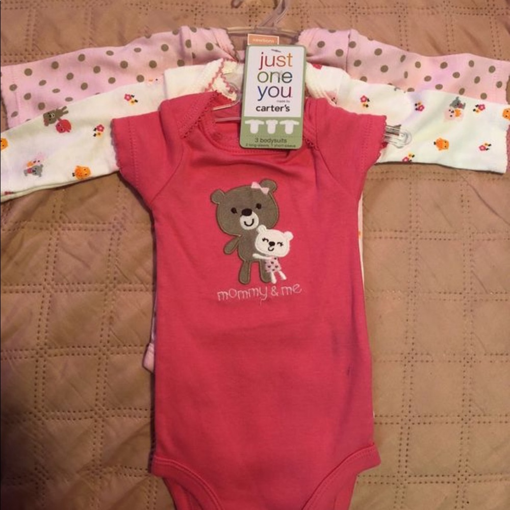 3 pack baby onesie